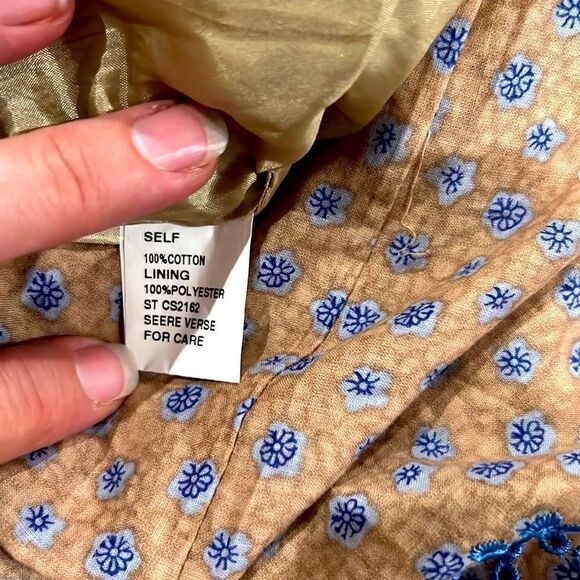 TCEC 100% cotton eyelet scalloped skirt - Picture 7 of 7